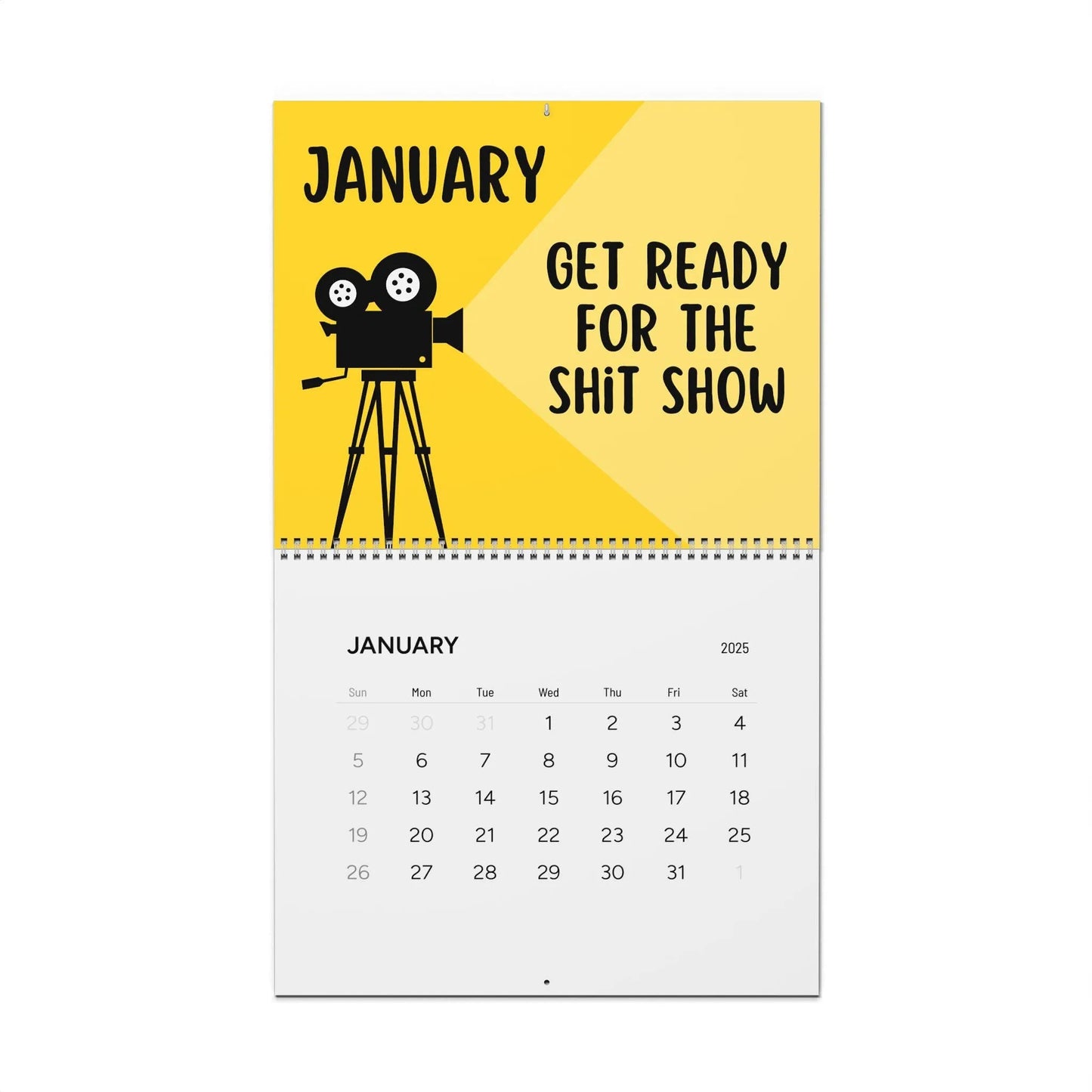 Funny Calendar 2025 | Crazy Cat Lady | Weird & Humorous Wall Art Gift - Ooh-Gift