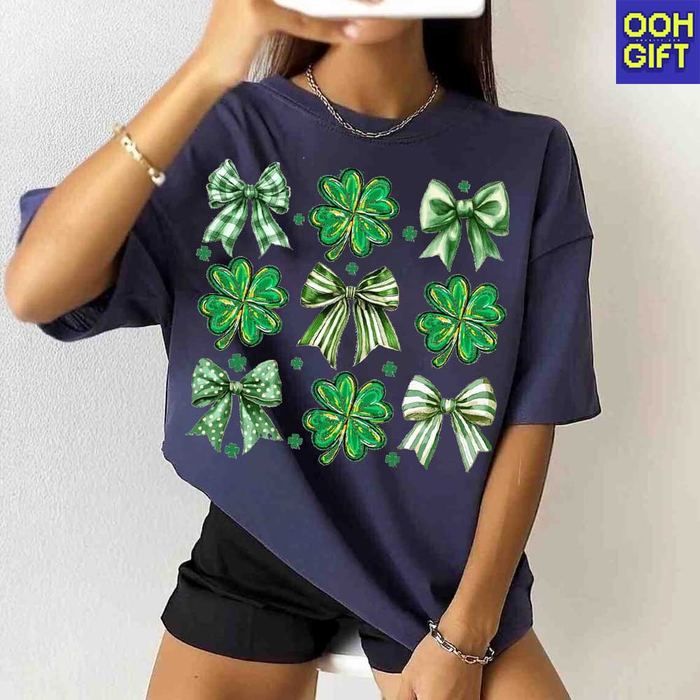 Shamrock St. Patrick's Day T-shirt – Trendy Irish Shirt Design - Ooh-Gift