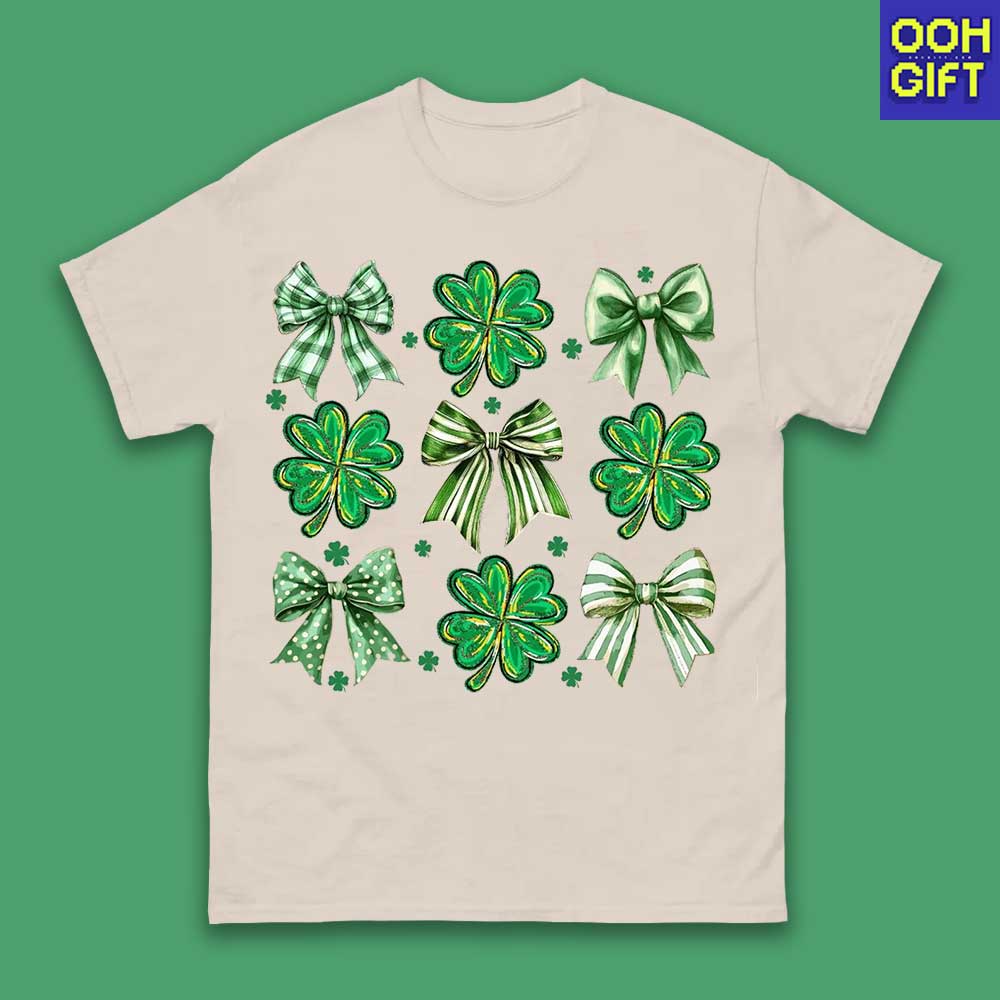 Shamrock St. Patrick's Day T-shirt – Trendy Irish Shirt Design - Ooh-Gift