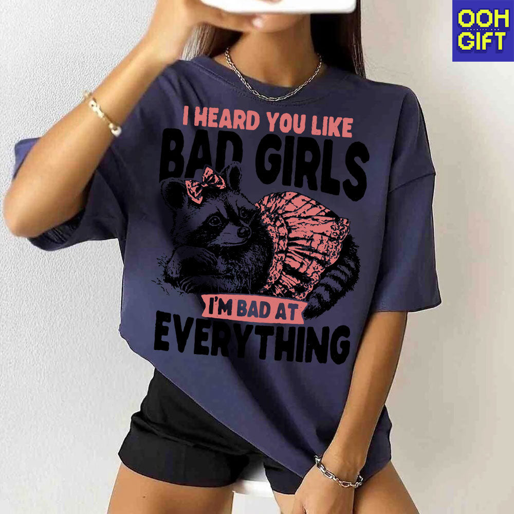 Funny Raccoon T-Shirts – Trendy & Humorous Quote Tees for Women