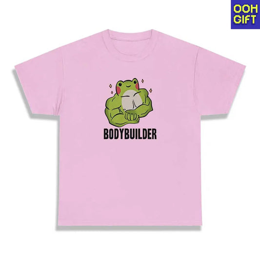 Funny Sarcastic T-Shirts | BodyBuilder Frog Gym Shirt | Humorous Sarcastic Tee