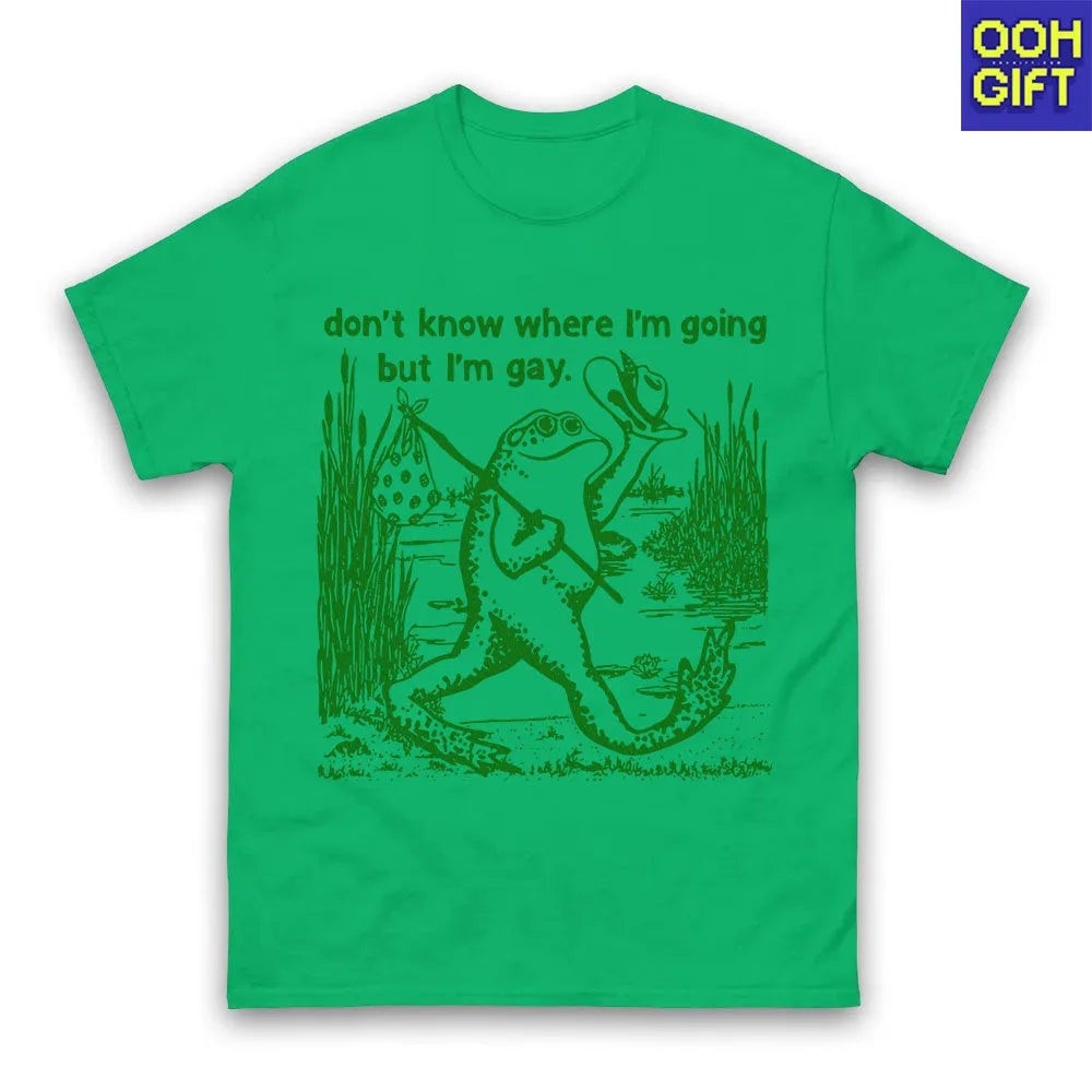 Funny Gay Frog Shirt – LGBTQ Pride Tee, Cool Queer Graphic Shirt