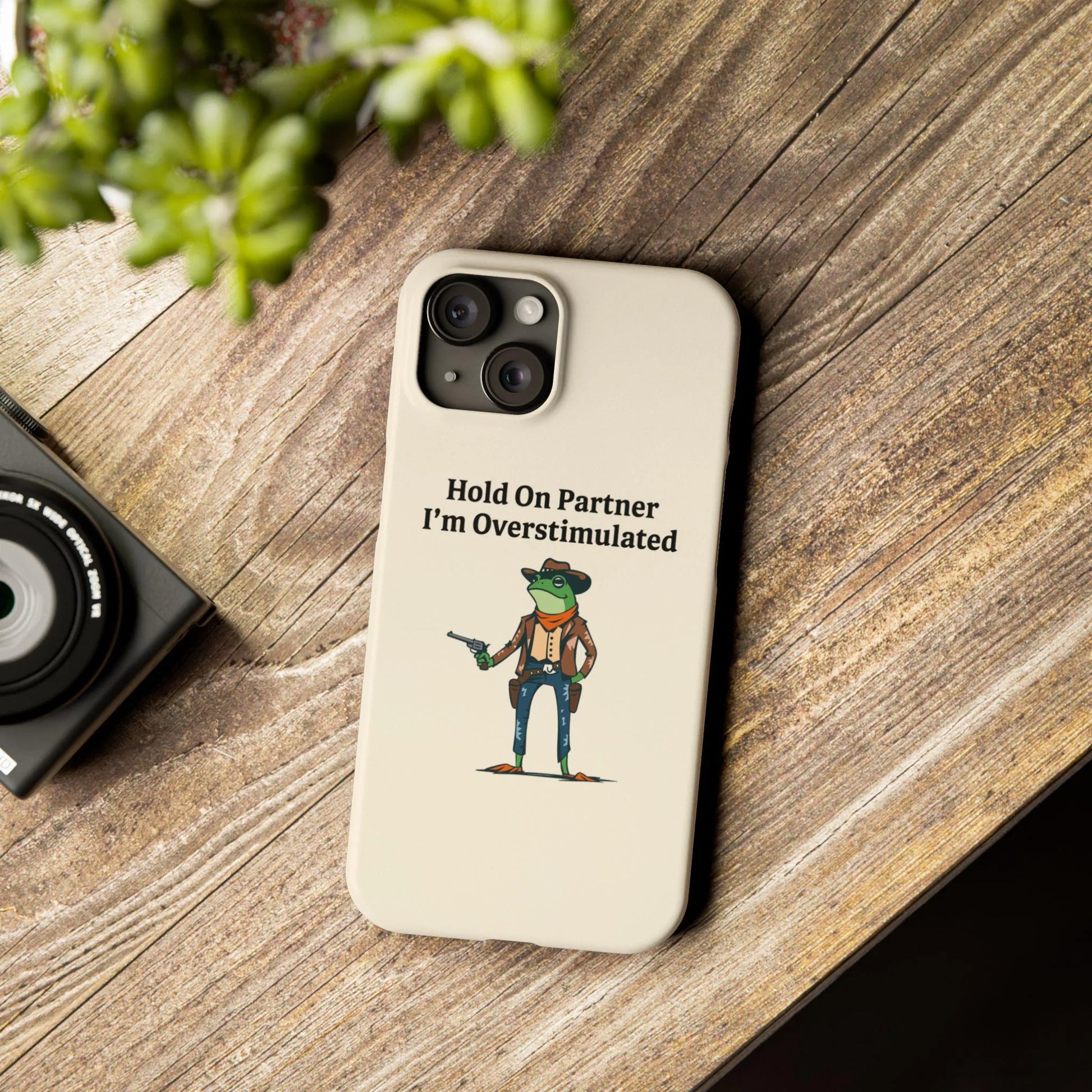 I'm Overstimulated Funny Sarcastic iPhone Case | Humorous Sarcastic Gift Ideands, Gift ideas, Joke Phone Case, Funny Gifts, Sarcastic - Ooh-Gift