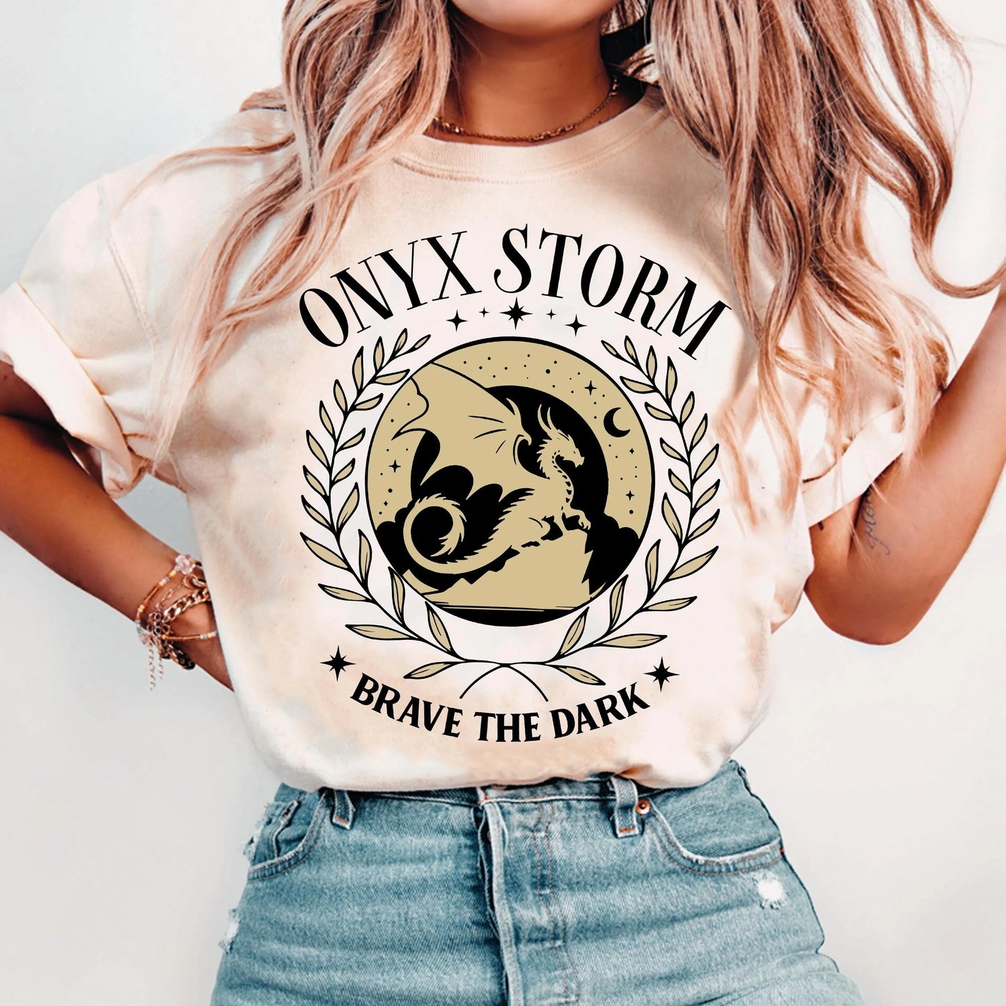 Onyx Storm Inspired T-Shirt – Fourth Wing Basgiath War College Fan Tee "I Will Save Him" - Ooh-Gift