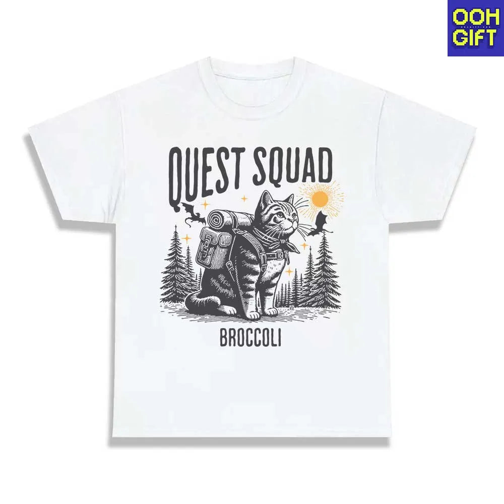 Onyx Storm Shirt | Quest Squad Broccoli Tee | Fourth Wing Xaden Riorson Merch - Ooh-Gift