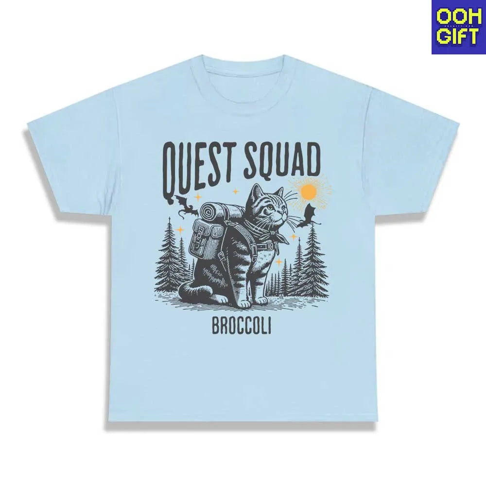 Onyx Storm Shirt | Quest Squad Broccoli Tee | Fourth Wing Xaden Riorson Merch - Ooh-Gift