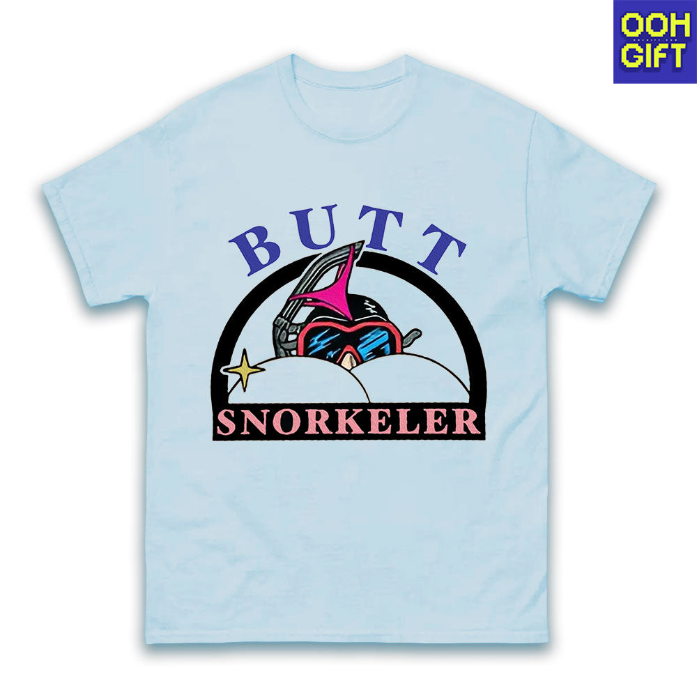 Retro Comfort Butt Snorkeler Shirt  Funny Adult Humor Tee  Sarcastic Gag Gift  Trendy Graphic T-Shirt for Men & Women