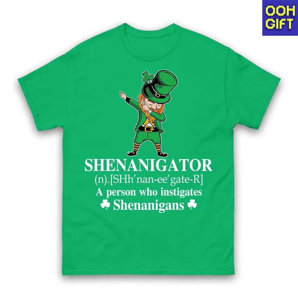 Shenanigator T-Shirt – Funny St. Patrick’s Day Leprechaun Dab Shirt - Ooh-Gift