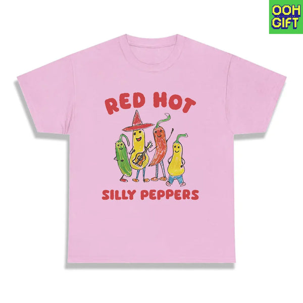 Silly Peppers T-Shirt – Funny Unisex Graphic Tee for Pepper Lovers
