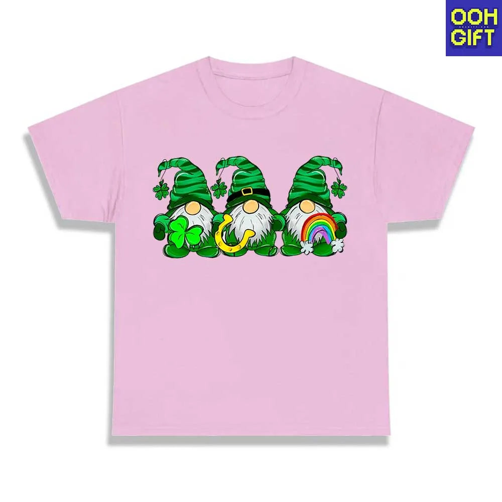 St. Patrick's Day Gnomes Shirt | Lucky Clover Irish Tee | Festive Holiday Shirt - Ooh-Gift