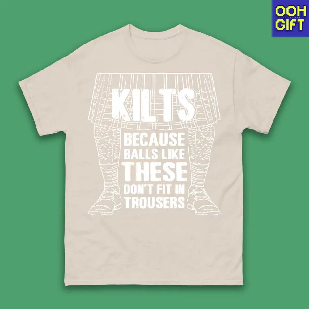 Funny Scottish Kilt T-Shirt – Bold & Hilarious Highlander Tee for Men - Ooh-Gift