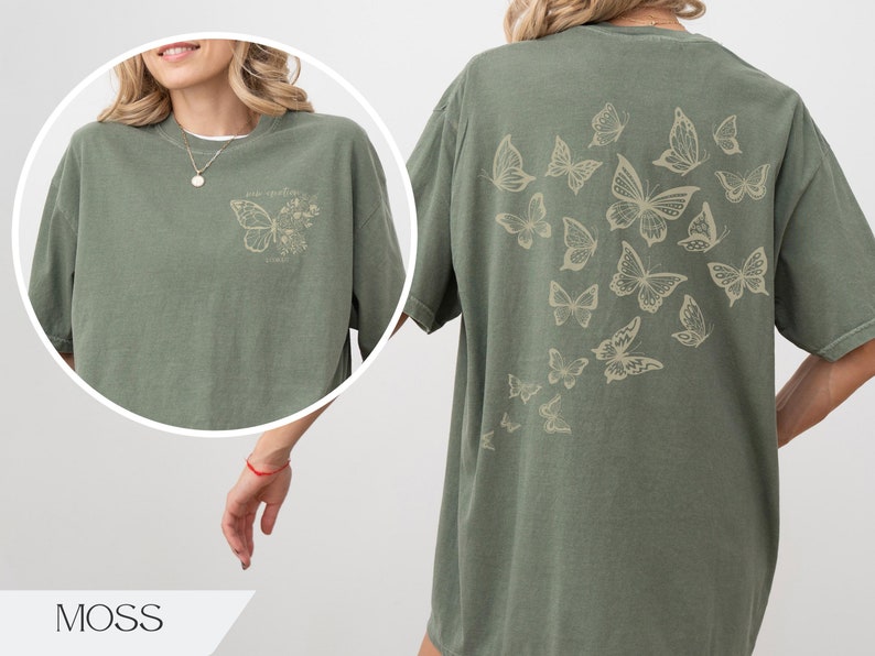 Christian Merch Back Print Tshirt, Comfort Colors Crewneck Bible Verse 
Shirt, Religious Faith Apparel Gift, Jesus Christan Women Streetwear