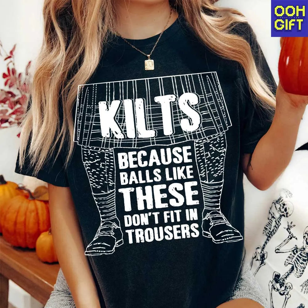 Funny Scottish Kilt T-Shirt – Bold & Hilarious Highlander Tee for Men - Ooh-Gift